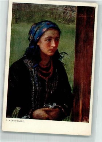 Naklad Czerneckiego, Wieliczka Nr. 304 Frau in Tracht Kopftuch