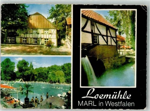 Marl Schwimmbad Gasthaus Loemühle Hüls