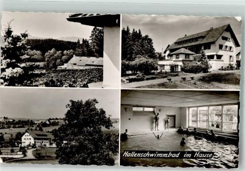Ühlingen Schwimmbad Kinder- Sanatorium Foto AK