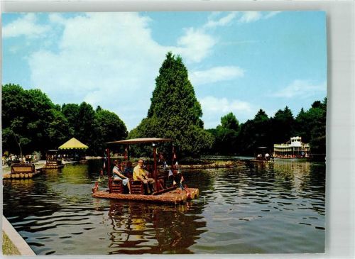 77977 W7631 Rust , Baden Werbe AK Europa-Park Finnische Floßfahrt Verlag Stumpf