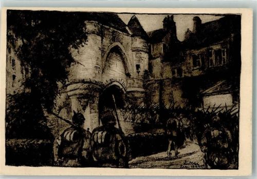 Laon sign. Lotze, Karl Porte d'Ardon WK I