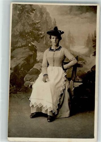 Tracht Transvestit Privatfoto AK