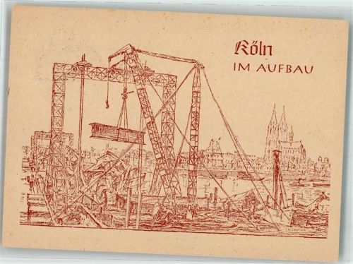 Köln Stadt Köln im Aufbau Landesverbandstagung Nordrhein-Westfalen 1947 Köln