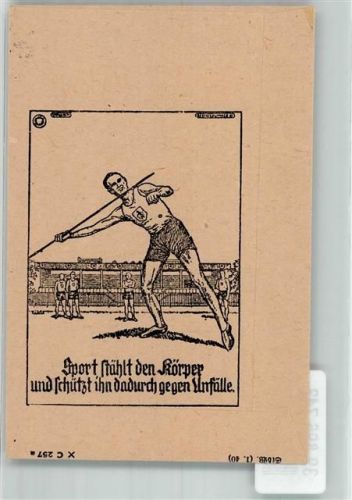 Speerwerfen Leichtathletik Heiligenbild