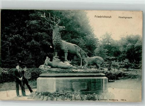 Friedrichsruh Skulptur Hirschgruppe Knackstedt & Näther 780