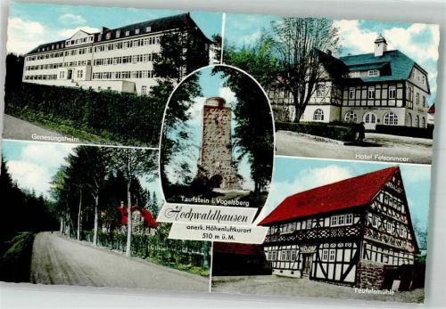 Hochwaldhausen Genesungsheim Sanatorium Taufstein Hotel Felsenmeer Teufelsmühle