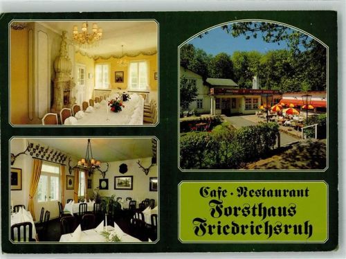 Friedrichsruh Cafe Gasthaus Forsthaus