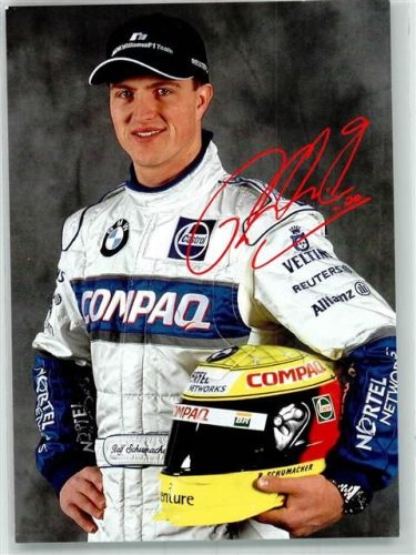 Ralf Schumacher Faksimile Unterschrift