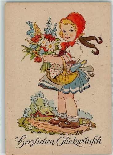 Glückwunsch Blumen Korb