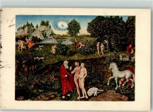 Kunstverlag Max Jaffe Nr. 372 Lucas Cranach Gemälde AK