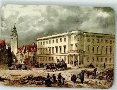 Wiesbaden Schloss der Herzöge von Nassau seit 1946 Sitz d. Hessischen Landtags Schlossplatz