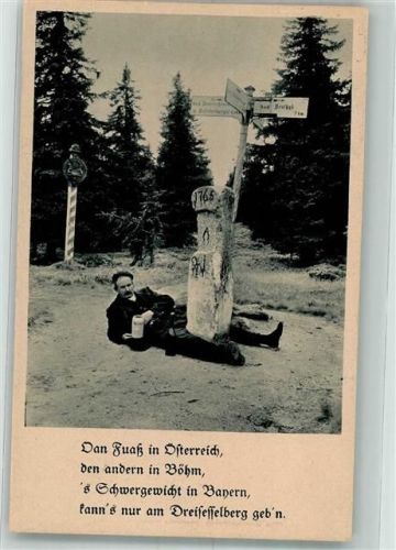 1928 Dreisessel Österreich Bayern + Böhmen