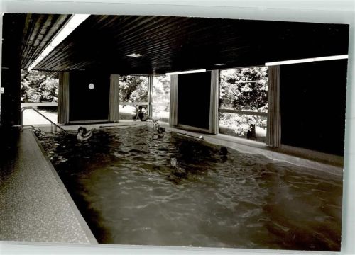 Waldleiningen Schwimmbad im Sanatorium Foto Original aus Archiv eines Ansichtskartenverlags Ort handschriftlich