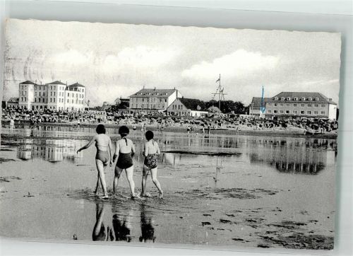 Duhnen Das Watt vor dem Strand Bademoden Verlag Lagerbauer & Co. Nr. 36