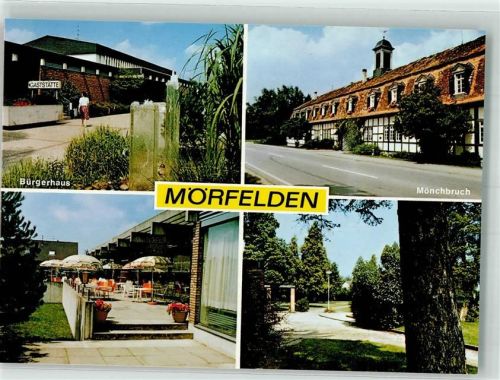 Mörfelden Gasthaus Bürgerhaus Mönchbruch Parkanlage