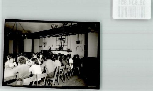 Bergen Speisesaal der Jugendherberge Foto Original aus Archiv eines Ansichtskartenverlags Ort handschriftlich