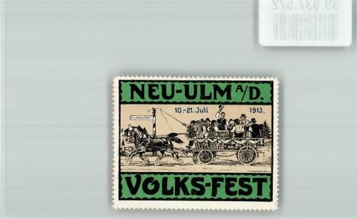 Neu-Ulm 1913 Volksfest 1913