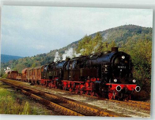 Mengersgereuth-Hämmern Eisenbahn Dampflokomotive 95 Bahnhof