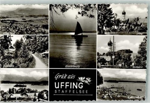 Uffing Kirche St. Agatha Vogelmühle Strandbad Elstergebirge Segelboot