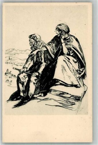 sign. Wehi Albert Die Alten Nr. 196 Verlag Georg D.W. Callwey