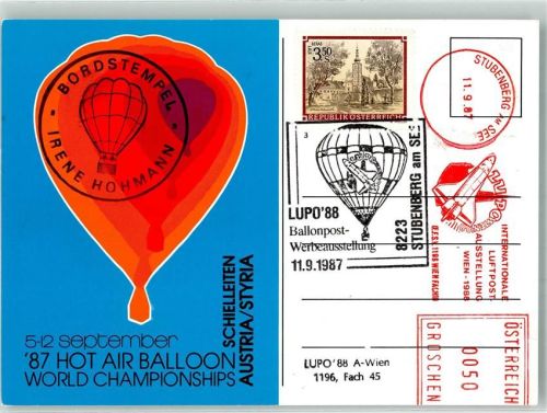 Stubenberg `87 Hot Air Ballon World Championships Schielleiten