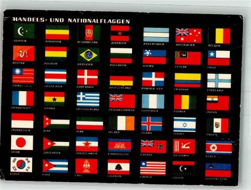 Handels- u. Nationalflaggen