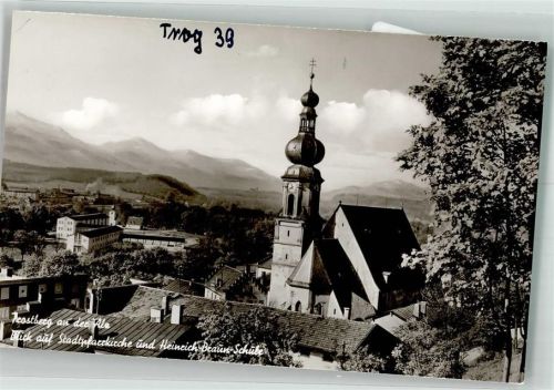 Trostberg Stadtpfarr- Kirche Schule