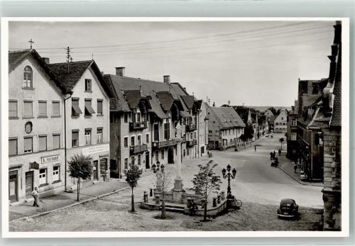 Friedberg Marienplatz Mariensäule VW Käfer
