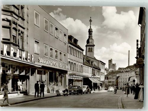 St. Ingbert Kaiserstraße VW Käfer Oldtimer Motorroller