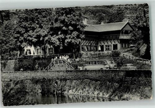 Walporzheim 1959 Omnibus Gasthaus Bunte Kuh