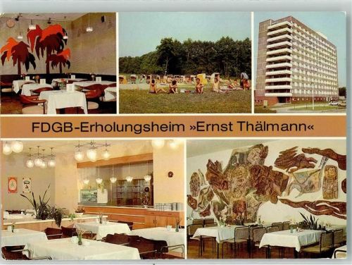 Rheinsberg Pension Hotel FDGB-Erholungsheim Ernst Thälmann