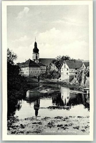77731 W7608 Willstätt Foto AK Kirche