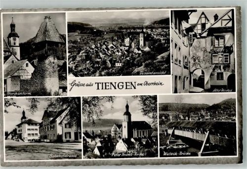 Tiengen Bahnhofstrasse Storchenturm Alter Winkel