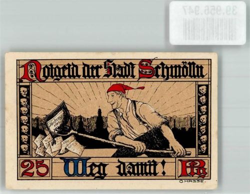 Schmölln 25 Pfg. Ausgabe 1921