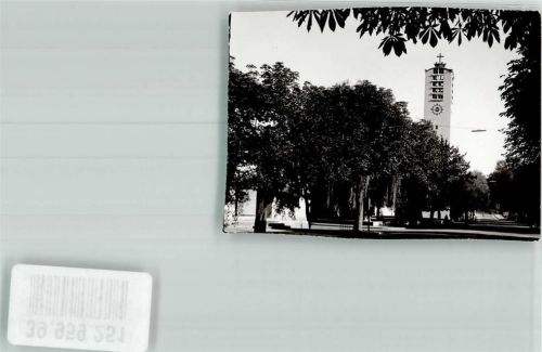 Penzberg Kirche Ort handschriftlich Foto Original aus Archiv eines Ansichtskartenverlags