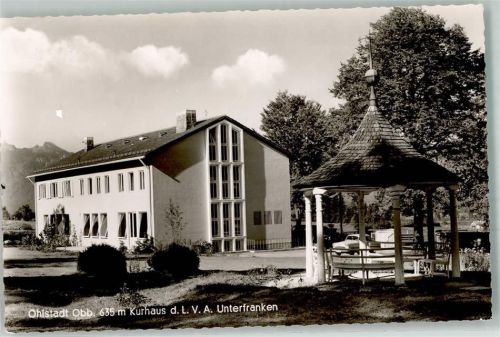 82441 W8115 Ohlstadt 1960 Foto AK Hotel Kurhaus