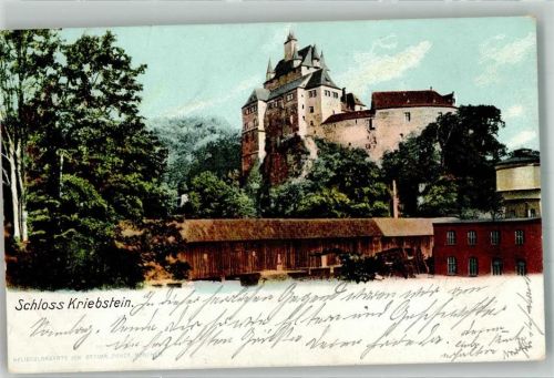 Kriebstein 1904 Schloss
