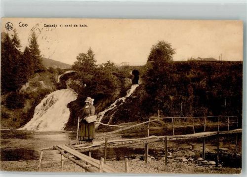 Malmedy 1913 Wasserfälle von Coo Trois-Ponts
