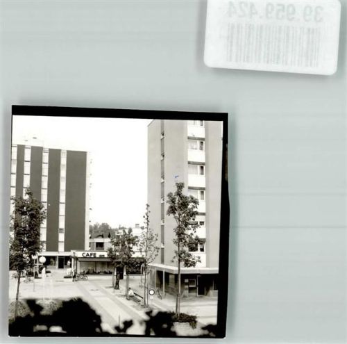 Penzberg Cafe Rathausplatz Ort handschriftlich Foto Original aus Archiv eines Ansichtskartenverlags