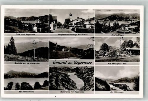 Gmund Blick z. Tegernsee Neureuthaus Bei Kaltenbrunn