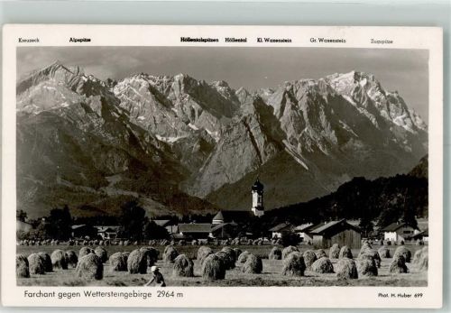 Farchant 1950 Foto Huber, H.