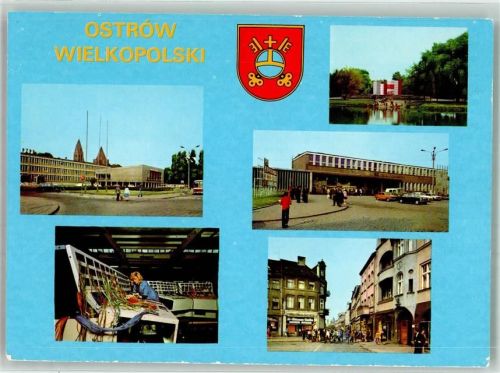 Ostrowo Wappen Fabrik Straße Kulturpalast