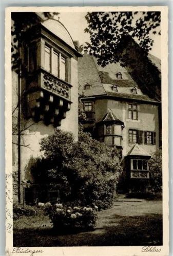 Büdingen 1917 Schloss Bahnpost Gelnhausen