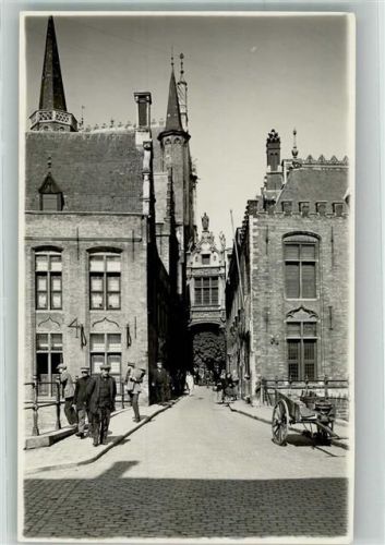Bruges Brügge Foto AK Rue de l´ane Aveugle