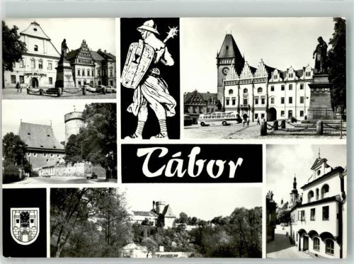 Tábor Denkmal Burg Omnibus Wappen