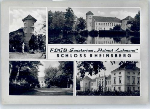Rheinsberg FDGB-Sanatorium Helmut Lehmann