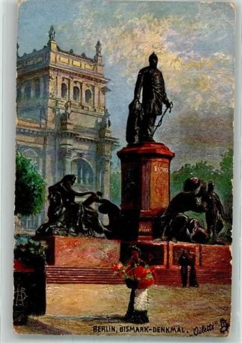 Berlin Mitte Oilette 7544 Serie V Tucks Karte