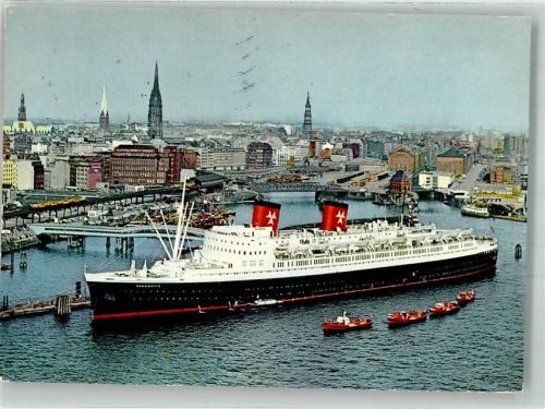 Hamburg Passagier Schnelldampfer Hanseatic Hafen Hamburg Amerika Linie