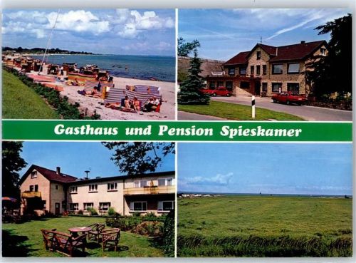 24376 W2340 Hasselberg , Ostsee - Gasthaus, Pension Spieskamer, Strand