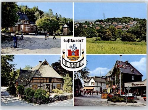 25712 W2224 Burg (Dithmarschen) - Teilansicht, Ortspartie